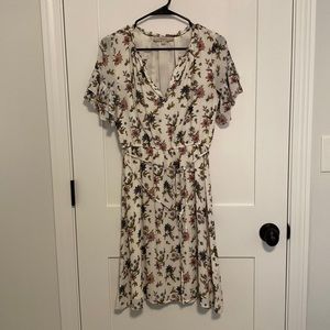 LOFT Floral Dress Size S